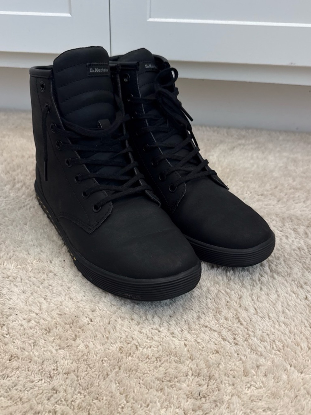 Dr. Martens Women’s Black Matte Lace-Up Ankle Boots